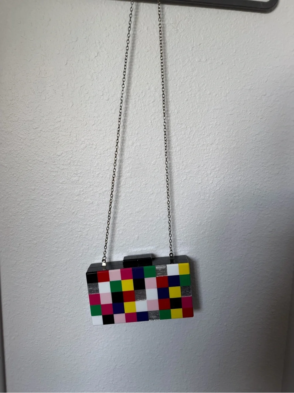 INC International Concepts Multicolor Acrylic Clutch